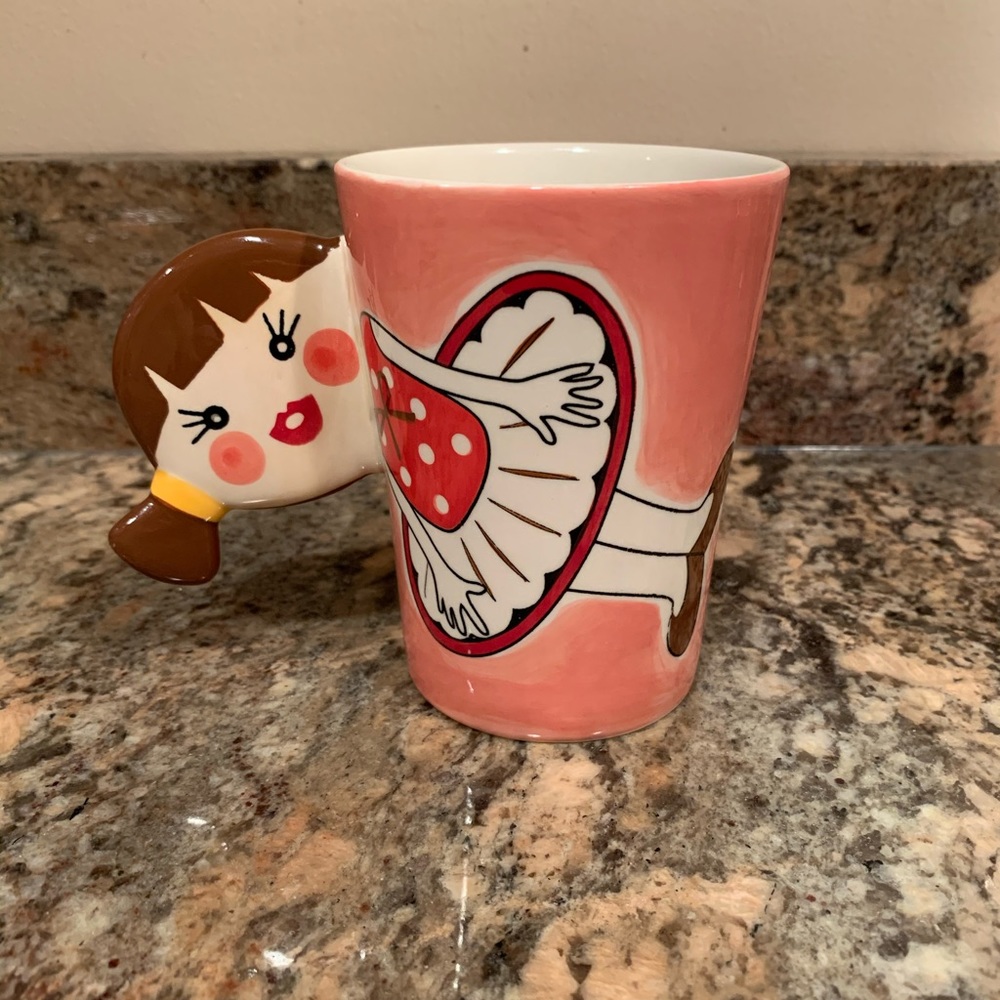 NEW! Cute girl/doll mug